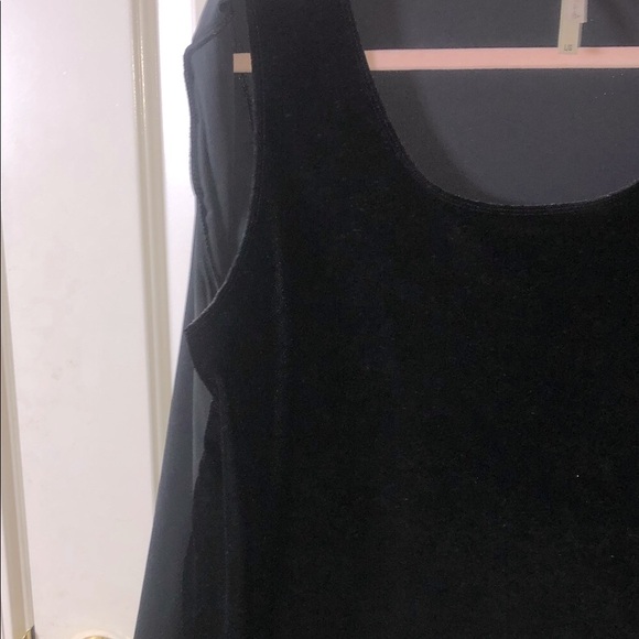 White Stag Black Velvet Tunic Top - Picture 4 of 6